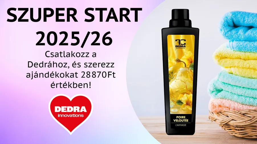 ✨ SZUPER START 2025/26: Első 3 hónap ajándékok  28 870 Ft értékben